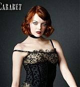 Emma Stone for Broadway's Cabaret 