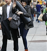 Emma Stone Arriving Studio 54 in NYC - November 11