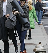Emma Stone Arriving Studio 54 in NYC - November 11