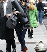 Emma Stone Arriving Studio 54 in NYC - November 11