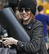 Emma Stone Arriving Studio 54 in NYC - November 11