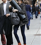 Emma Stone Arriving Studio 54 in NYC - November 11