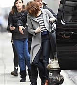 Emma Stone Arrives at Studio 54 - November 12