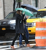 Emma Stone and Andrew Garfield In New York City - October 23