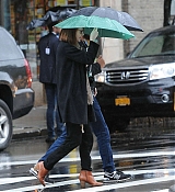 Emma Stone and Andrew Garfield In New York City - October 23