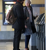 Emma Stone Kissing Boyfriend Andrew Garfield in NYC - November 20
