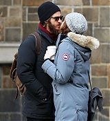 Emma Stone Kissing Boyfriend Andrew Garfield in NYC - November 20