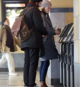 Emma Stone Kissing Boyfriend Andrew Garfield in NYC - November 20