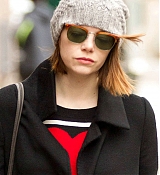 Emma Stone and Andrew Garfield in NYC - November 25