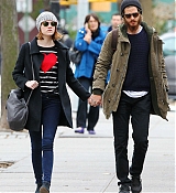 Emma Stone and Andrew Garfield in NYC - November 25