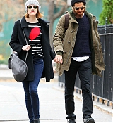 Emma Stone and Andrew Garfield in NYC - November 25