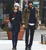 Emma Stone and Andrew Garfield in NYC - November 25