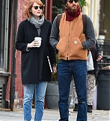 Emma Stone and Andrew Garfield in NYC - October 31