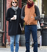 Emma Stone and Andrew Garfield in NYC - October 31
