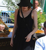 Emma Leaving Hotel Excelsior Photos