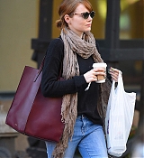Emma Stone In West Village - September 17