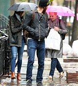 Emma Stone with Andrew and Krista in NYC - November 6th