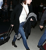 Emma Stone Arrives at LAX Airport - January 10