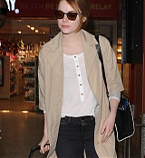 Emma Stone Arrives at Nice Airport - May 16