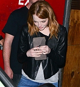 Emma Stone and Andrew Garfield Leaving Arcade Fire Concert - May 27