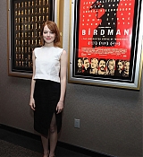 Emma Stone at  The Academy Of Motion Picture Arts And Sciences Hosts Screening Of Birdman - October 14