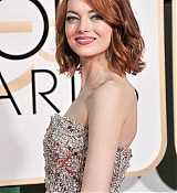 Emma Stone Arrives at 72nd Annual Golden Globe Awards - January 11