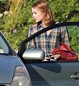 Emma Stone Films La La Land Set Photos - September 24