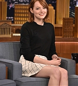 Emma Stone at Late Night With Jimmy Fallon on October 14th