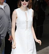 Emma Stone Arrives at Good Morning America - October 15th
