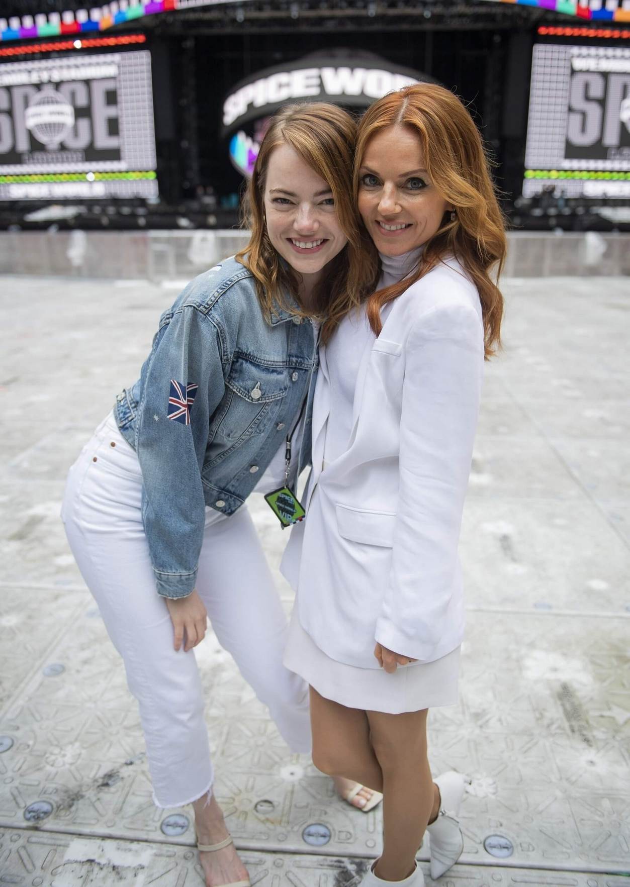 Emma Stone at 2019 Spice World concert