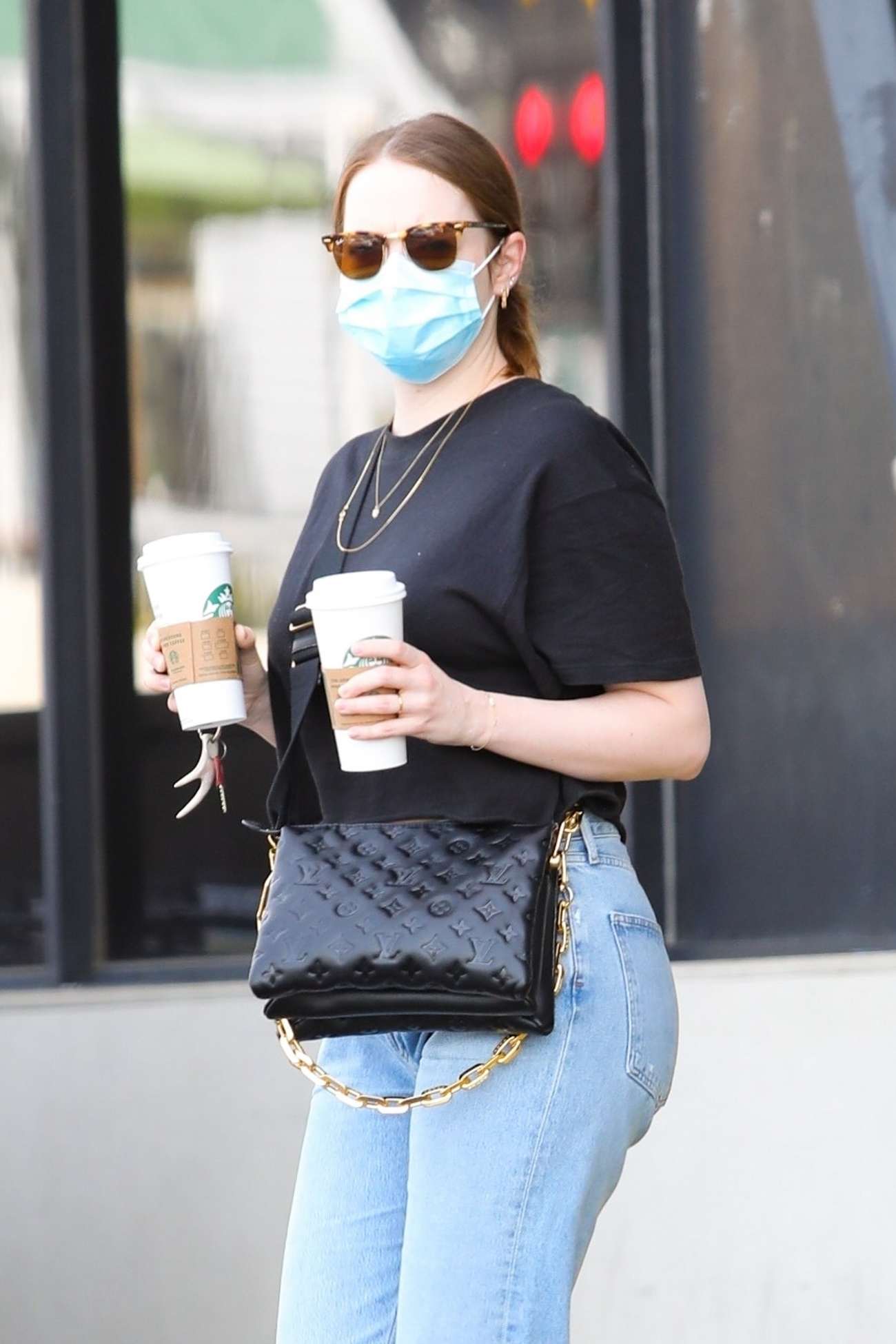 Emma Stone in Pacific Palisades, California on May 2